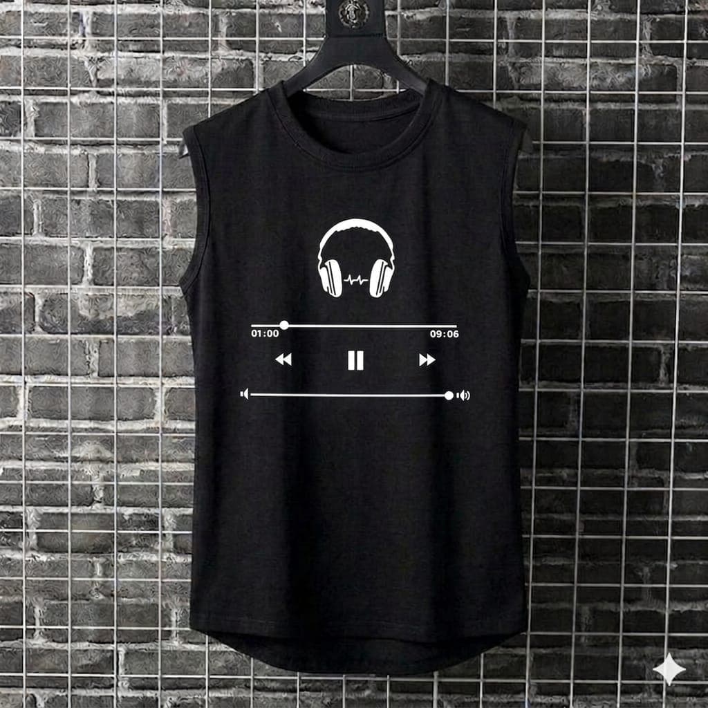 Graphic gym tank top